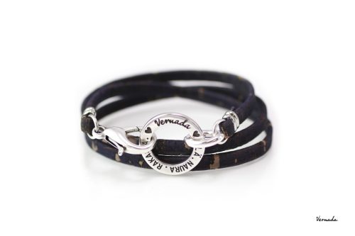 Vernada® Design EKO -kieputettava käsikoru ELÄ. NAURA. RAKASTA., korkki, SAVU