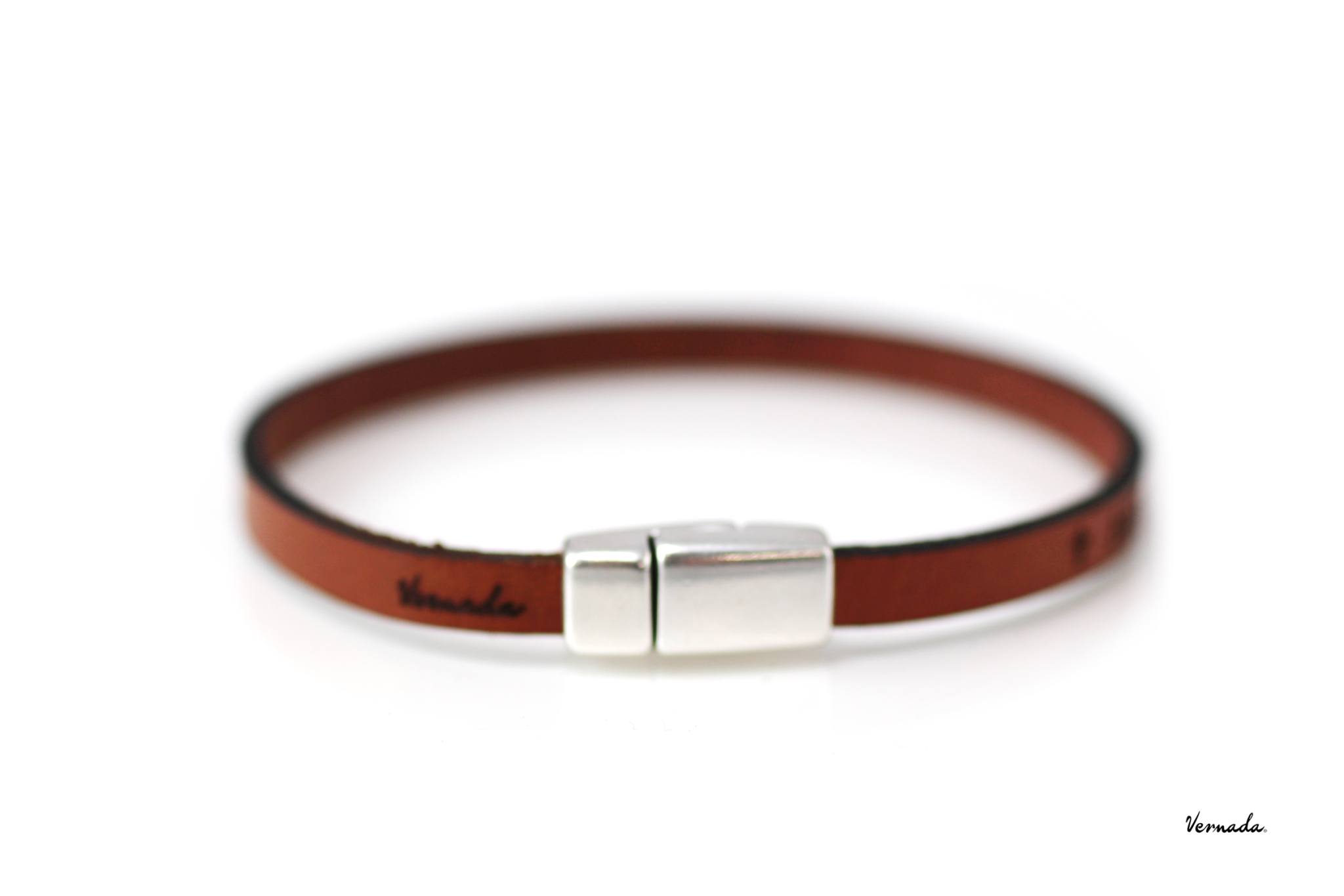 Vernada® Design -nahkakäsikoru, HERRA ON MINUN PAIMENENI, EI MINULTA MITÄÄN PUUTU, 5mm, ruskea - Image 2